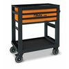 Beta Tool Cart, 3 Drawer, Orange, Sheet Metal, 30 in W x 18 in D x 35 in H 051000601